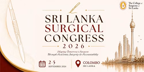 Sri Lanka Surgical Congress 2026 — Cinnamon Grand Colombo