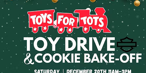 Toy Drive & Cookie Bake-Off!