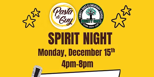 Trinity Oaks Elementary Fundraiser Event @ Pasta di Guy Trinity