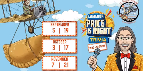 Cameron Price is Right Trivia! @ The Flying Pierogi