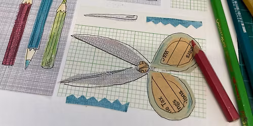 Hobbies Collage Workshop with Bryony