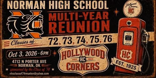 NHS Multi-Year Reunion for Classes 72, 73, 74, 75, 76