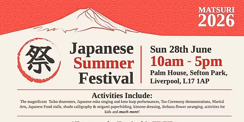 Japanese Summer Festival, Liverpool