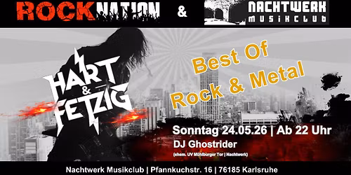 HART&FETZIG - Best of Rock & Metal by DJ Ghostrider
