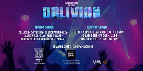 Oblivion Trance 2026 UK