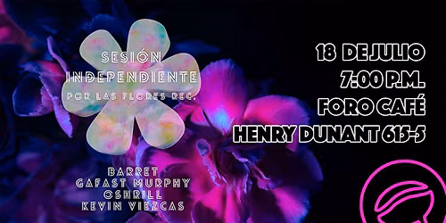 Sesi\u00f3n Independiente - Concierto en Foro Caf\u00e9