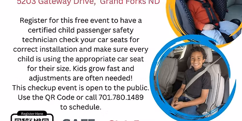 Grand Forks Car Seat Checkup Event