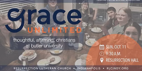 Grace Unlimited: Your Campus Ministry at Butler