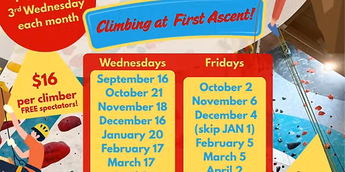 Climbing - Homeschool Days at First Ascent