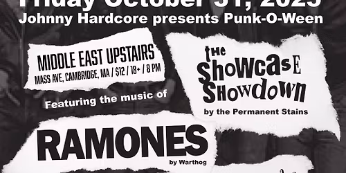 A night dedicated to the Showcase Showdown with The Permanent Stains and friends