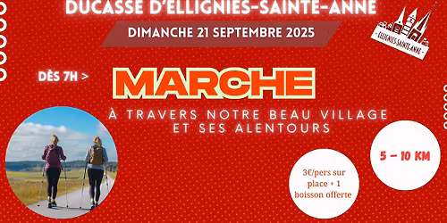Marche 5\/10km \u00e0 travers notre beau village et ses alentours