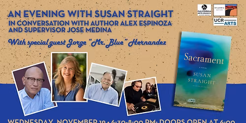 An Evening with Susan Straight and Sacrament