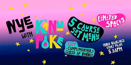 NYE 5 Course Tasting Menu