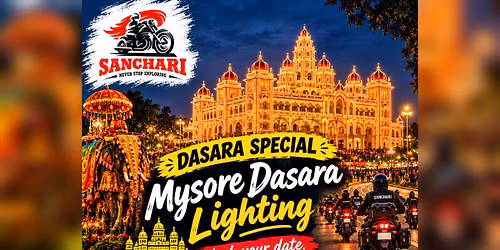 Ride no 84 - Mysore Dasara Special Night Ride.