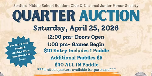 SMS Club Quarter Auction