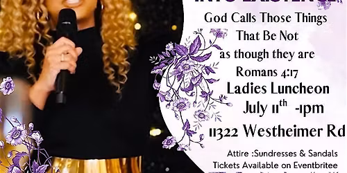 "Girl Speak That Thing Into Existence" Ladies Luncheon