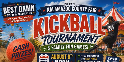 Best Damn Kalamazoo County Fair Kickball Tournament 