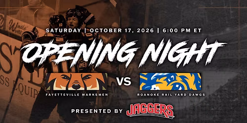 Fayetteville Marksmen vs. Roanoke Rail Yard Dawgs