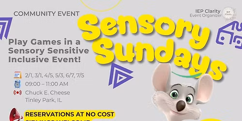 Sensory Sunday at Chuck E. Cheese