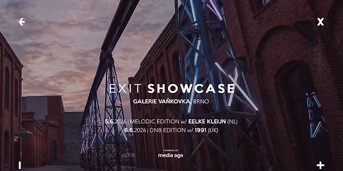 EXIT Showcase \u2192 Galerie Va\u0148kovka, Brno \u2192 5.-6.6.2026