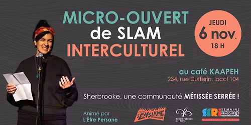 Micro-ouvert de slam interculturel