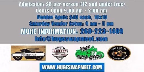 30th Annual Motorcycle Swap Meet-Marion, Ohio