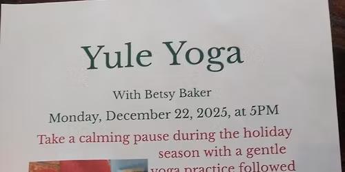 Yoga class at Lawrance Taekwondo 