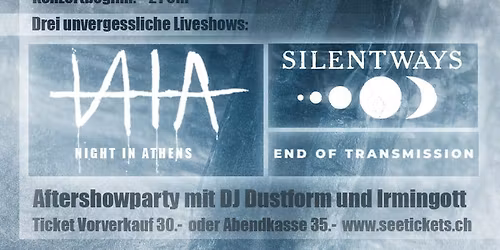 DarkAppeal pr\u00e4sentiert Live: Night in Athens, Silentways und End of Transmission