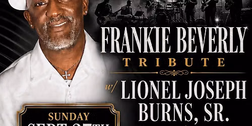 Black & White Frankie Beverly Tribute UpTown Soul Band featuring Lionel Burns