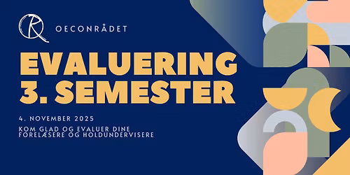 Evaluering 2025 for 3. semester