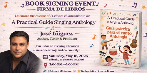 Voices of Our Community: Book Signing & Singing Experience