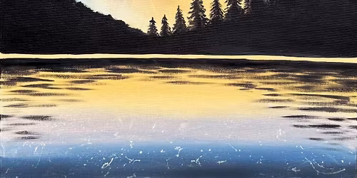 Sip & Paint at Velo Lounge, Bath - "Forest Glow"