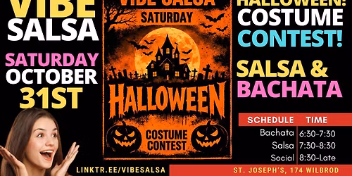 \ud83d\udea8\ud83c\udf83Latin Dance Halloween!!\ud83d\udc83\ud83d\udd7aDanse Latine d'Halloween!! \ud83c\udf83 Costume Contest!!