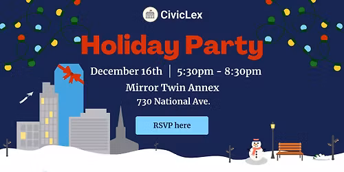 CivicLex Holiday Party