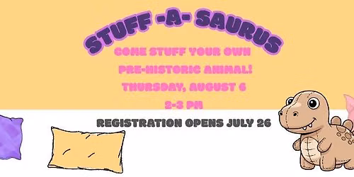 Family Event: Stuff-A-Saurus