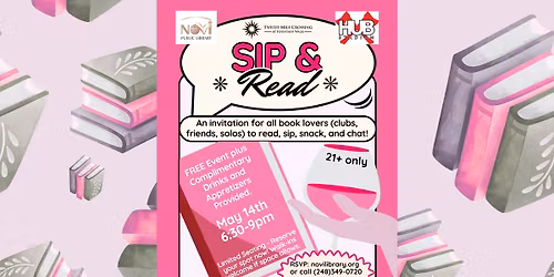 Sip & Read at Fountain Walk