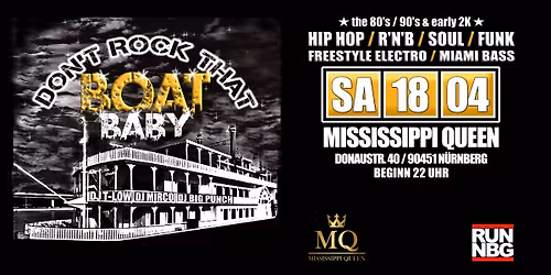 Don't Rock That Boat, Baby! - NBG's Real Old School Jam