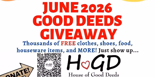 Good Deeds Giveaway - June 28!