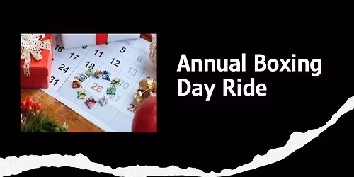 Boxing Day Ride