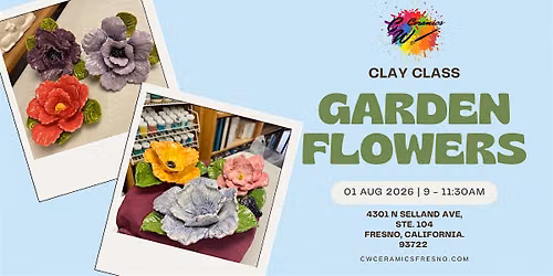 Clay Class: Garden Flowers