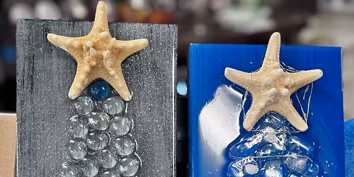 Sea Glass  \/ Beads Resin Tree Workshop!
