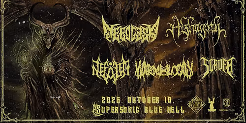 ALZHAGOTH (IT) | NEEDLESS | WARMBLOOD (IT) | NEFALEM | SCROFA @ Supersonic Blue Hell