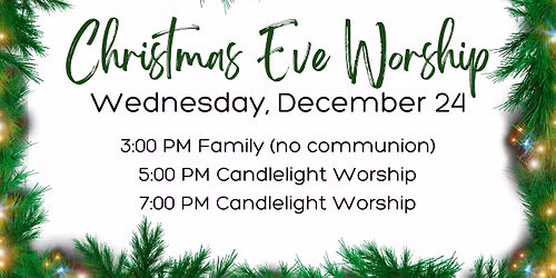 Christmas Eve Worship Services