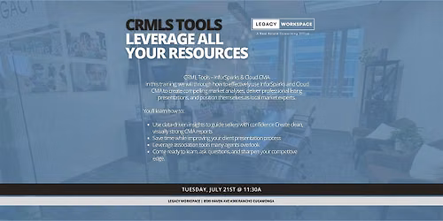 CRMLS Tools : Leverage Your Resources