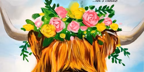 Highland Cow - Family Paint Event 