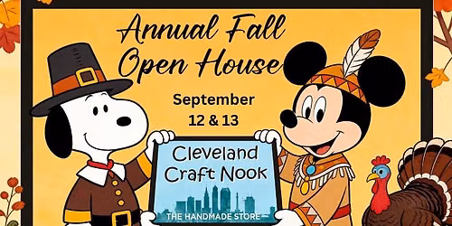 Annual Fall Open House!  Fall and Halloween!!!
