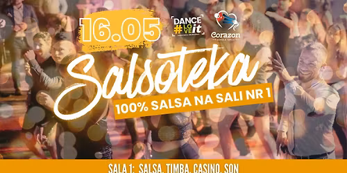 \u2600\ufe0fSalsoteka w DANCE#LOVEit & Corazon\ud83d\udd25100% salsa na sali nr 1