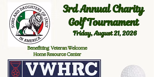 Sons and Daughters of Italy-Murrells Inlet 3rd Annual Charity Golf Tournament