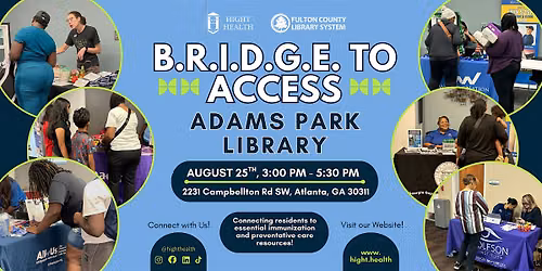 B.R.I.D.G.E. to Access at Adams Park Library