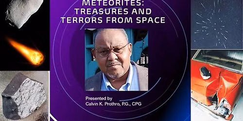 Calvin Prothro presenting on Asteroids & Meteorites at the Gem,Mineral, Fossil & Jewelry Show